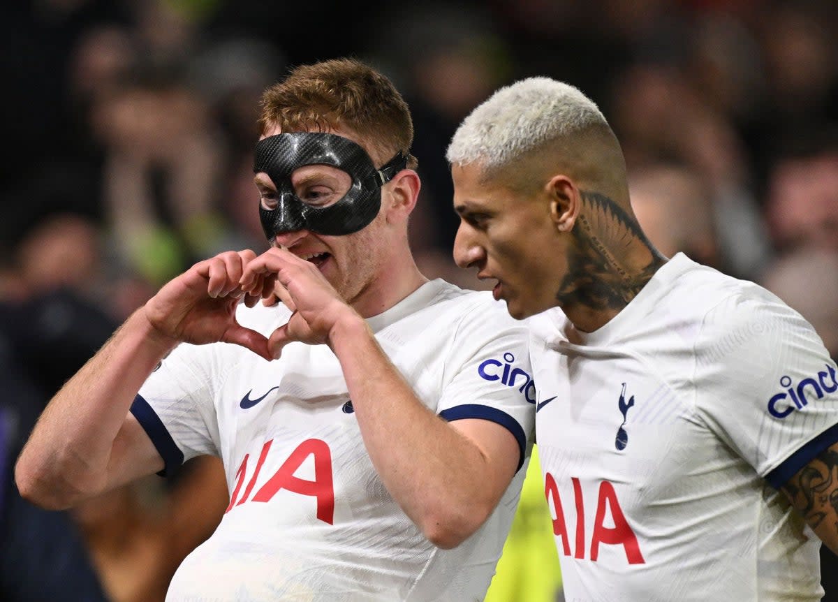 Dejan Kulusevski scored one and set up another for Spurs (AFP via Getty Images)