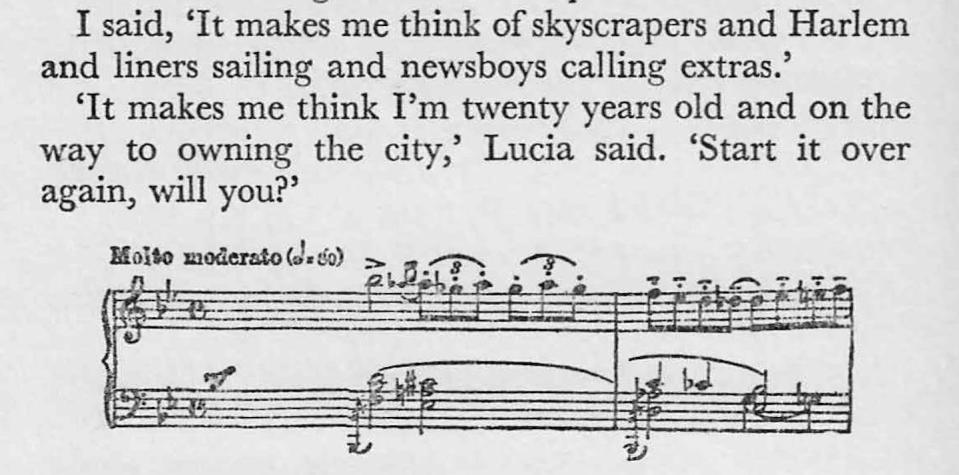 Chapter 12 of ‘Ex-Wife’ features bars from ‘Rhapsody in Blue.’ Marsha Gordon, <a href="http://creativecommons.org/licenses/by-sa/4.0/" rel="nofollow noopener" target="_blank" data-ylk="slk:CC BY-SA;elm:context_link;itc:0;sec:content-canvas" class="link ">CC BY-SA</a>