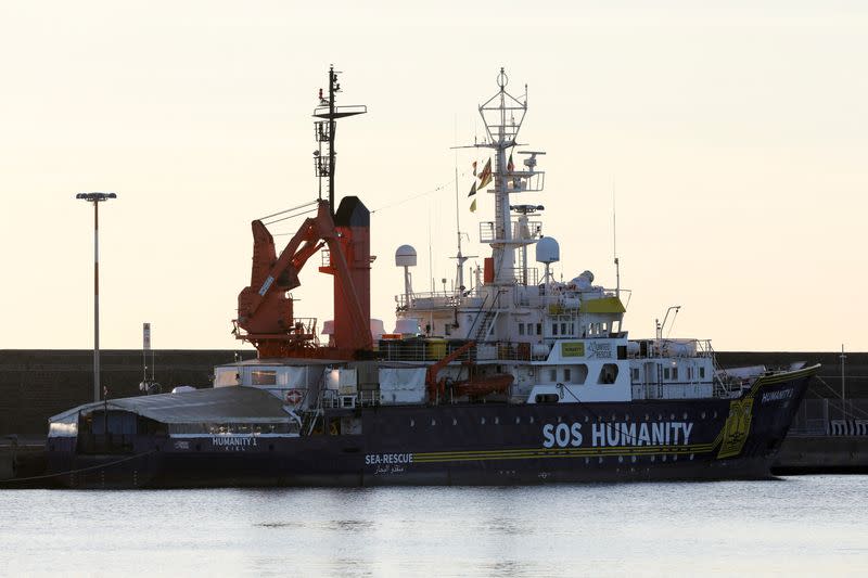 NGO rescue ships docked in Catania