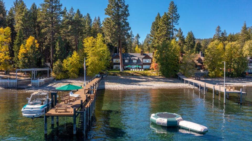 There is 130 feet of lake frontage. - Credit: Vista Estate Visuals