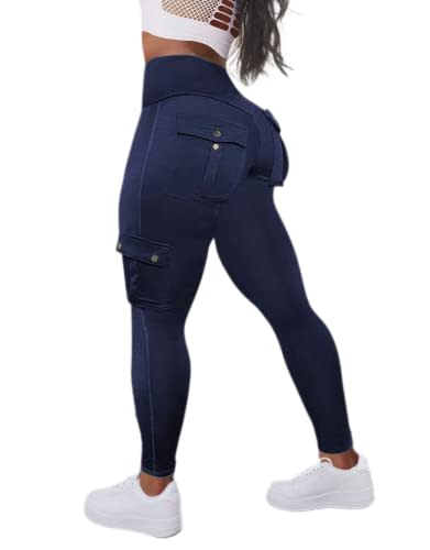 SUUKSESS Women Scrunch Butt Lifting Leggings with Pockets Twist