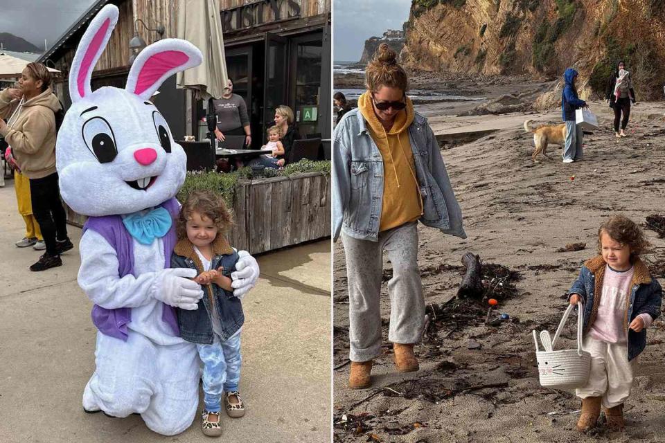 <p>Ashley Tisdale/Instagram</p> Ashley Tisdale with daughter Jupiter on Easter.