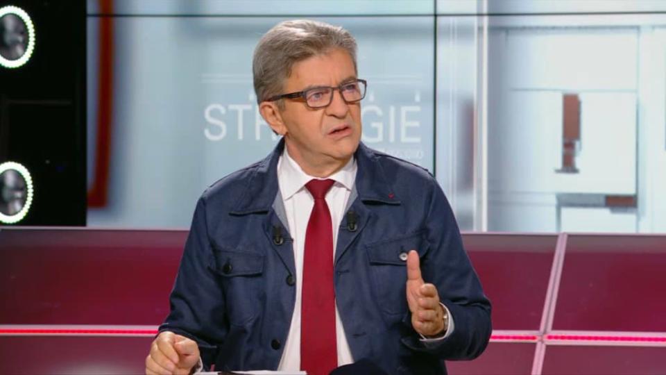 Le chef de file La France Insoumise Jean-Luc Mélenchon le 20 septembre 2020 sur BFM Politique - BFMTV