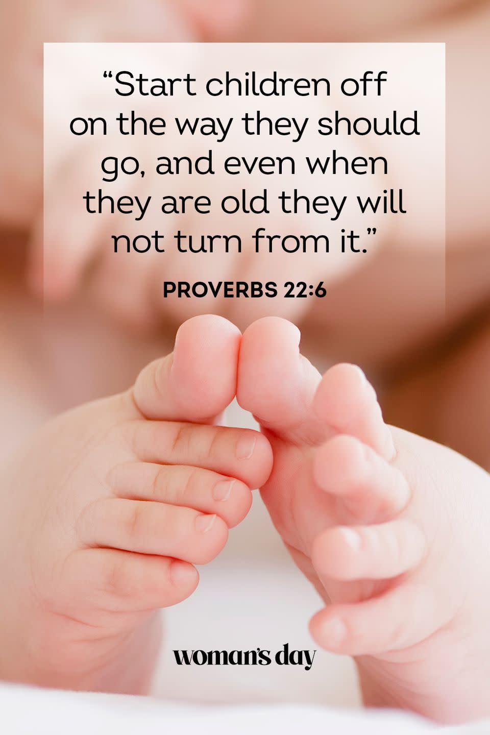 <p>“Start children off on the way they should go, and even when they are old they will not turn from it.” — Proverbs 22:6</p><p><strong>The Good News</strong>: We have the ability to instill what God asks of us to our children — such as knowledge, discipline, humility, and love — when they are young. If done right, they will be able to do the same for their children.</p>