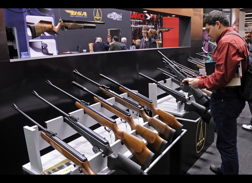 Germany's Federal Weapons Act, enacted in 1972, restricts everything apart from replica guns to adults at least 18 years old, who must pass checks for "trustworthiness, knowledge and adequacy." A firearms ownership license, or <em>Waffenbesitzkarte</em>, must be obtained before a weapon can be purchased. 