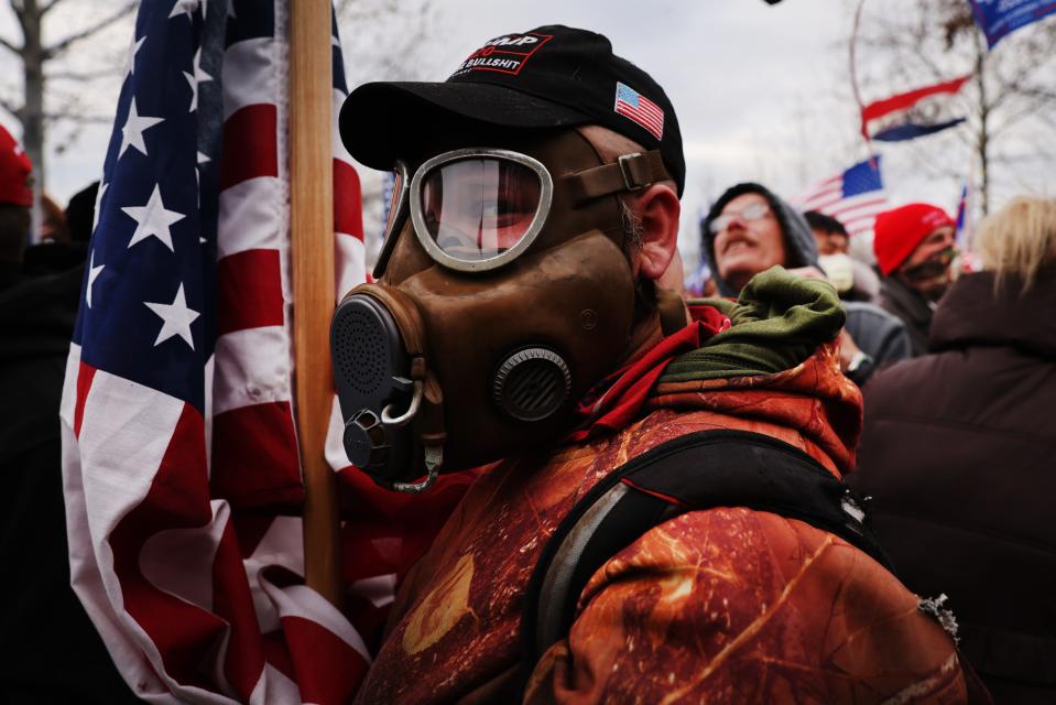 Protesters on Jan. 6, 2021, in Washington, D.C.