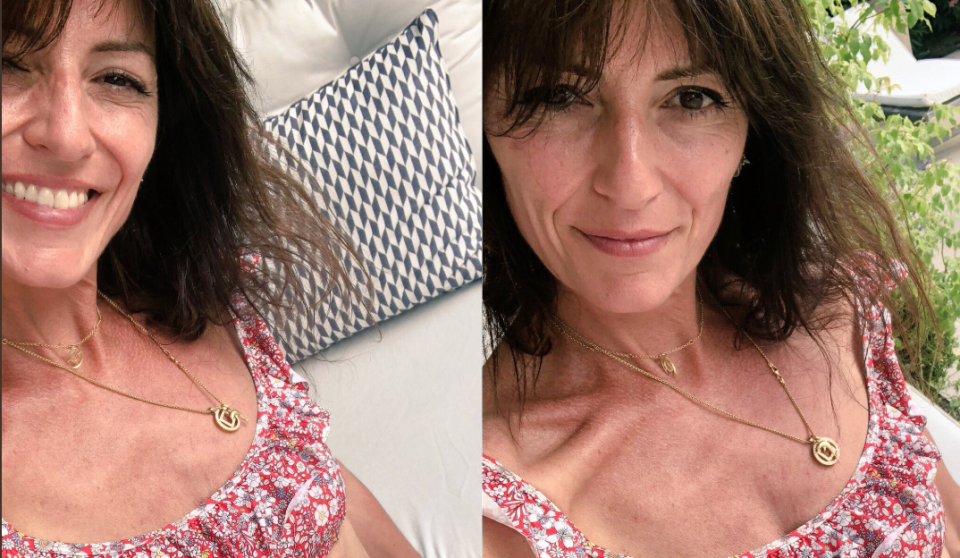 Davina McCall has responded to recent controversy about her weight by posting telling comparison shot. [Photo: Instagram]