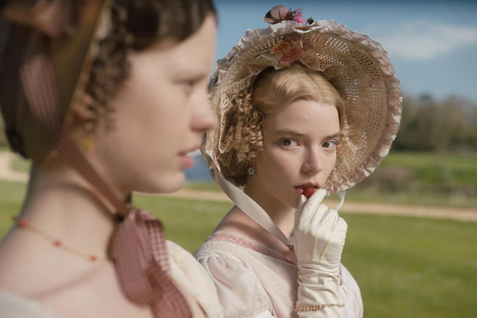 <p>There's just something delightful about Anya Taylor-Joy's take on Austen's busybody heroine and Johnny Flynn's swoony Mr. Knightley!</p> <p>Austen's <em>Emma </em>is a story that has been retold and reimagined plenty of times, but the 2020 version captures each character's depth in a really fun way. There's something so relatable about Knightly confessing his love — "If I loved you less then I might be able to talk about it more?" *Immediate swoon* — and Emma promptly getting a nosebleed. </p>