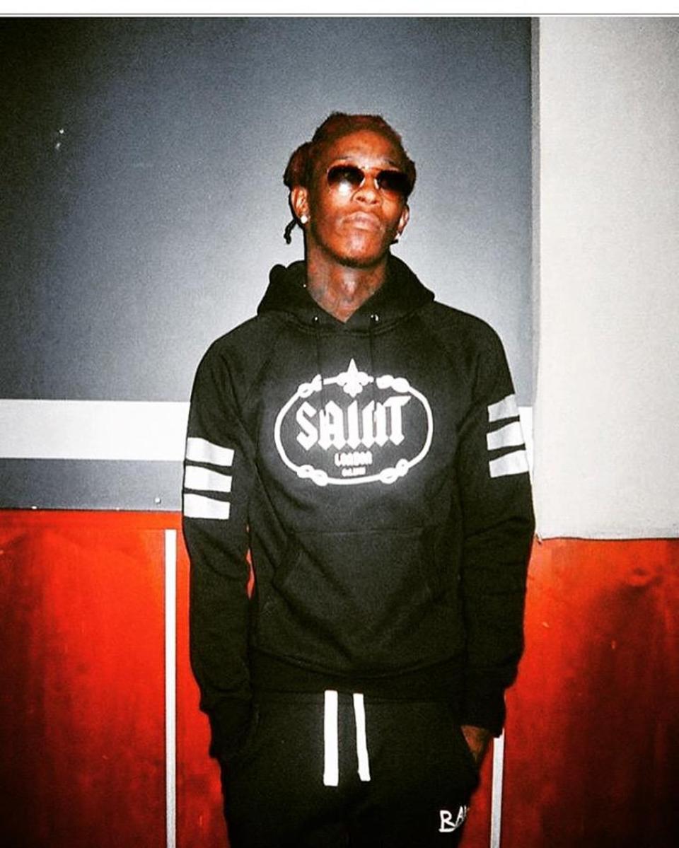 Young Thug wearing Saint London (Saint London)