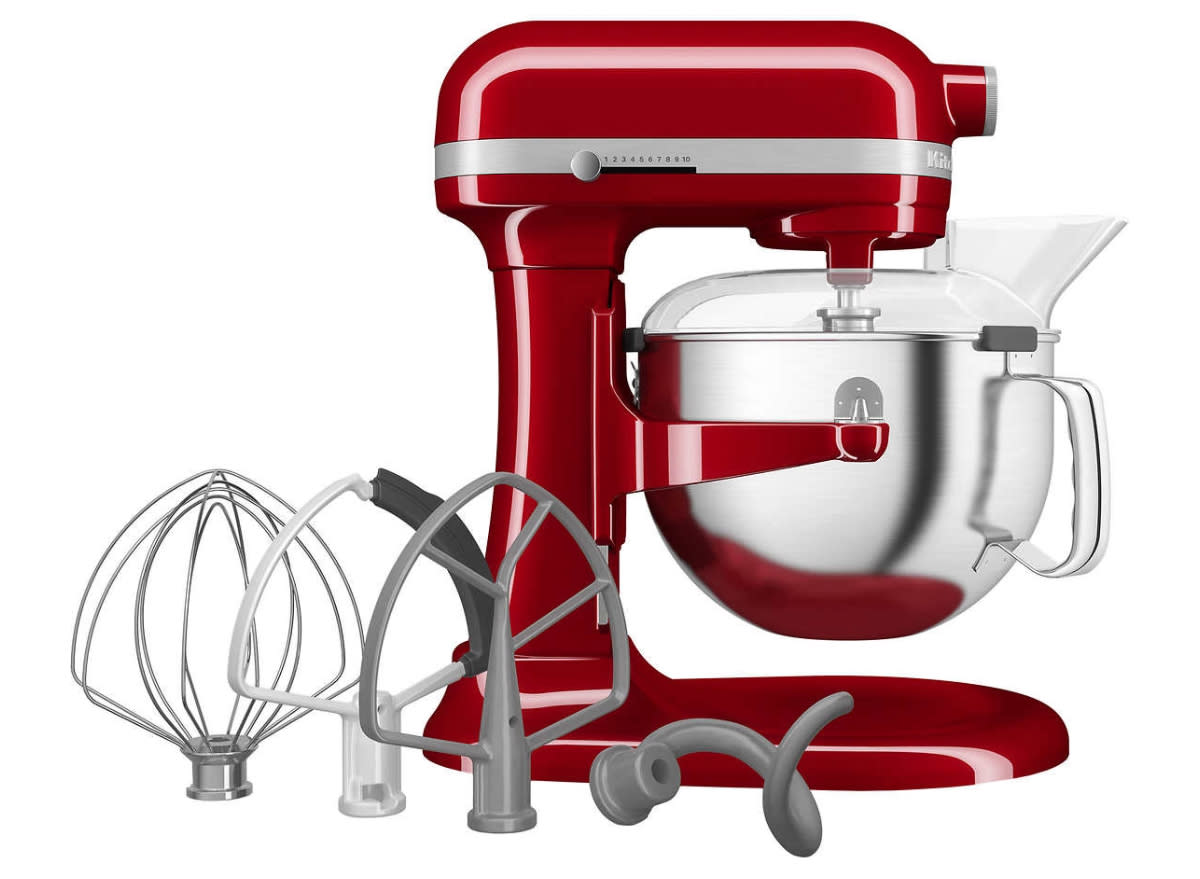 kitchenaid 6-quart bowl-lift stand mixer and attachments