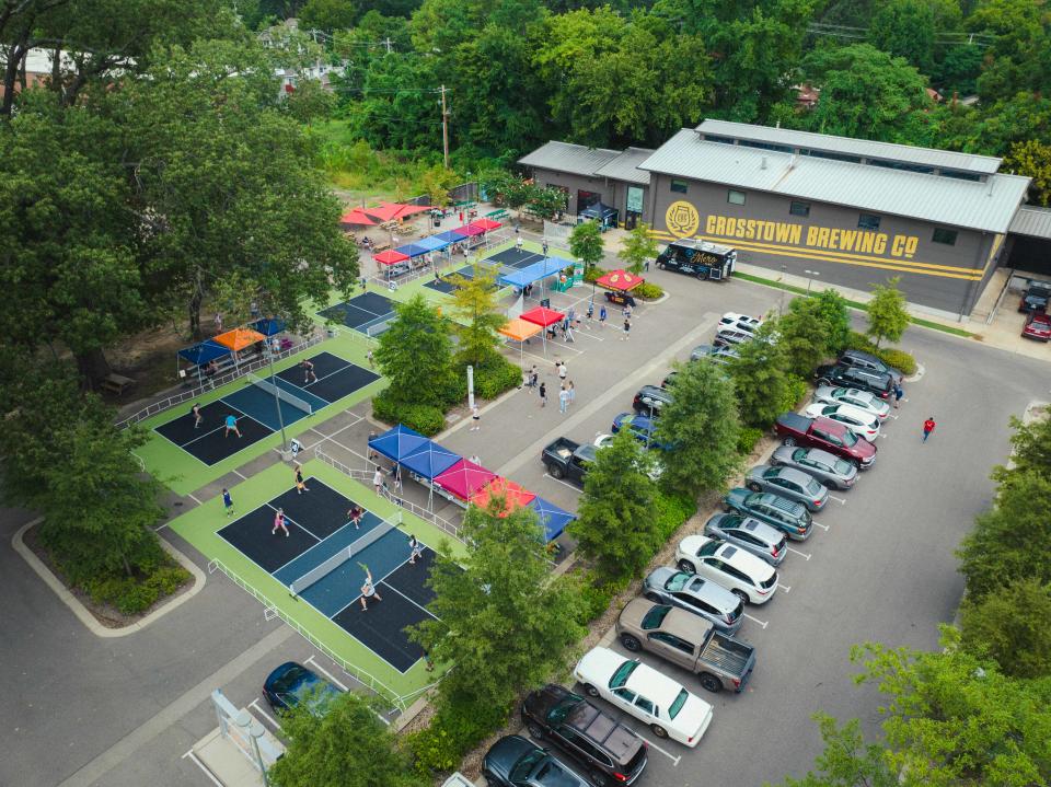 One of the Pickleball 901 pop-up summer series will return to Crosstown Brewing Co.