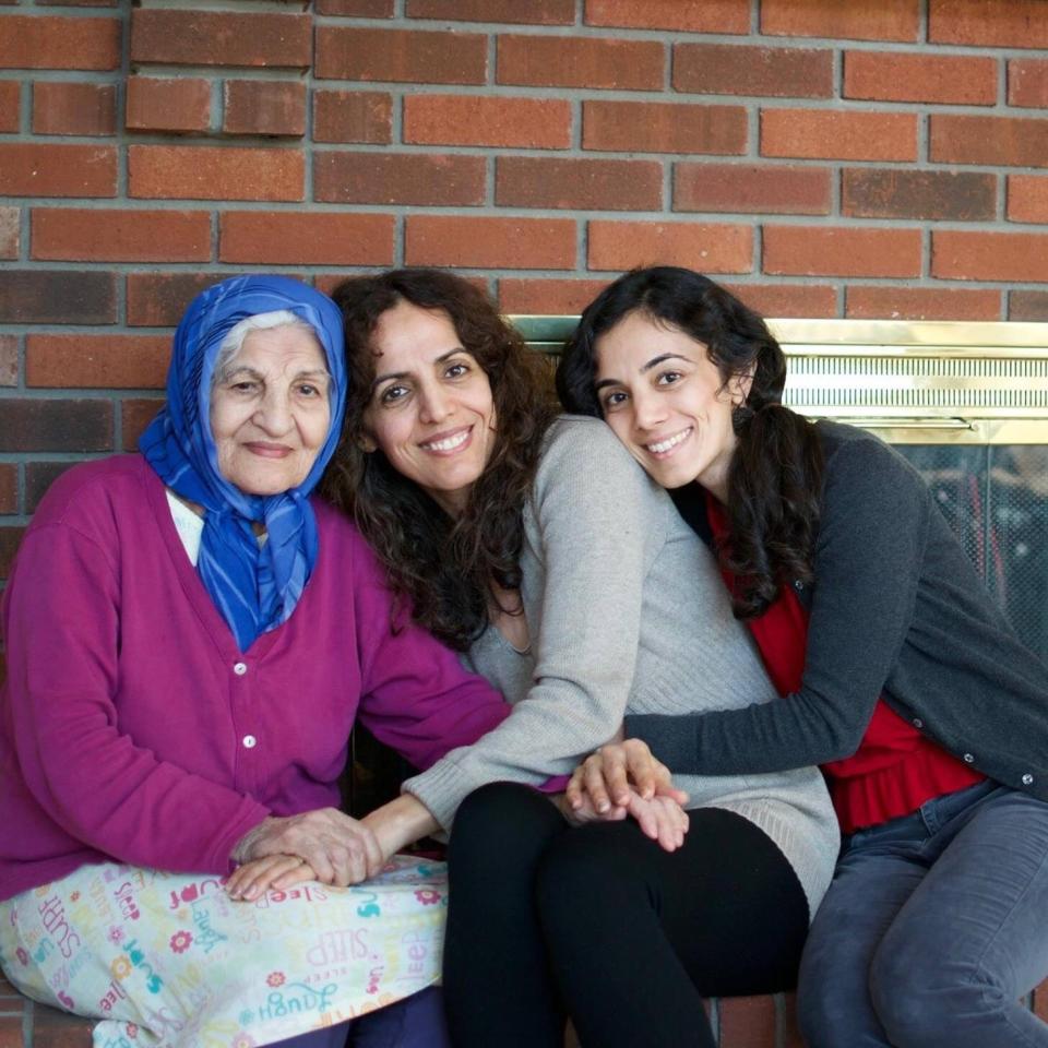 Hamideh Seyed Ali (grandmother), 79, Noushin Farasati (mother), 52, Maryam Khatami (sister), 32.