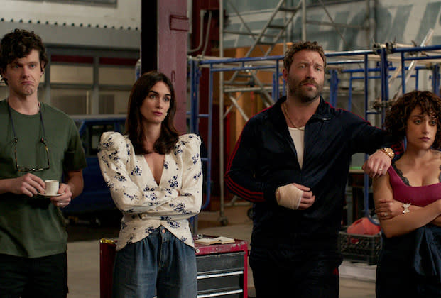 Peter Mark Kendall, Paz Vega, Jai Courtney and Rosaline Elbay - Credit: Netflix