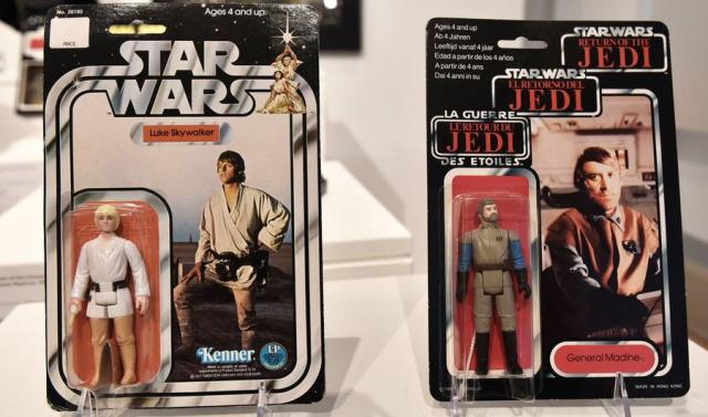 Des figurines de Star Wars pour la première fois à l'enchère chez Sotheby's