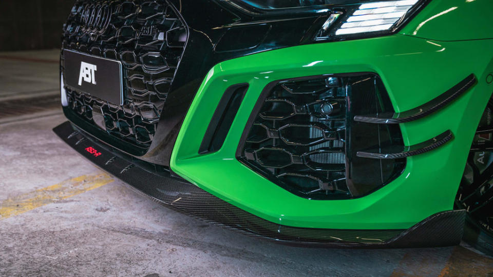 RS 3-R Sportback植入碳纖維空力導流套件。(圖片來源/ Abt Sportsline)