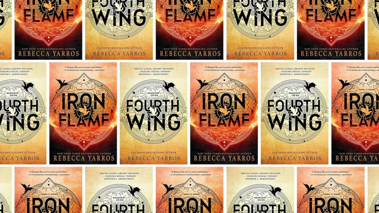 fourth wing and iron flame book covers