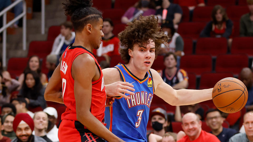 Former NBL Rookie of the Year Josh Giddey has enjoyed a promising start to his NBA career. (Photo by Tim Warner/Getty Images)