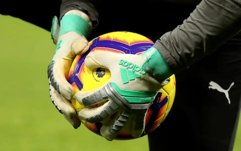Chelsea versus Newcastle United; Detail View of the gloves of Martin Dubravka of Newcastle United - Credit: Getty Images