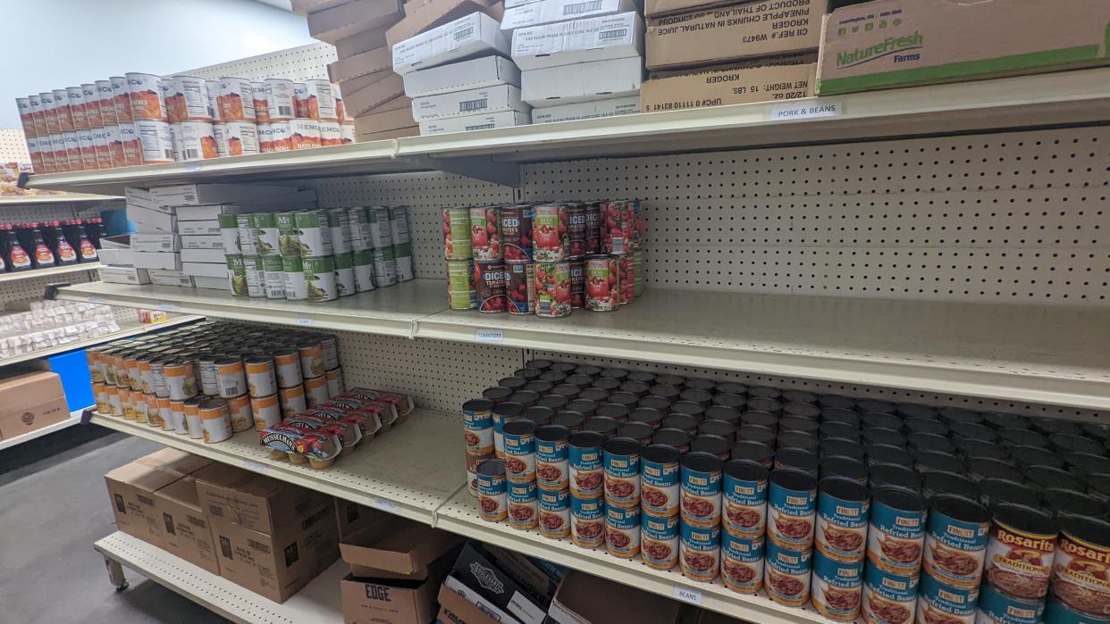 With supply chain issues and the rising cost of food, some items, like diced tomatoes, are harder to come by for places like the Salina Emergency Aid Food Bank. The organization is one of five agencies that will get food collected during this year's Project Salina, happening throughout the month of March.