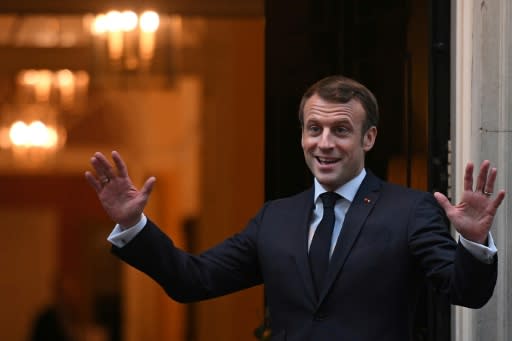 Macron stood by his statement on NATO