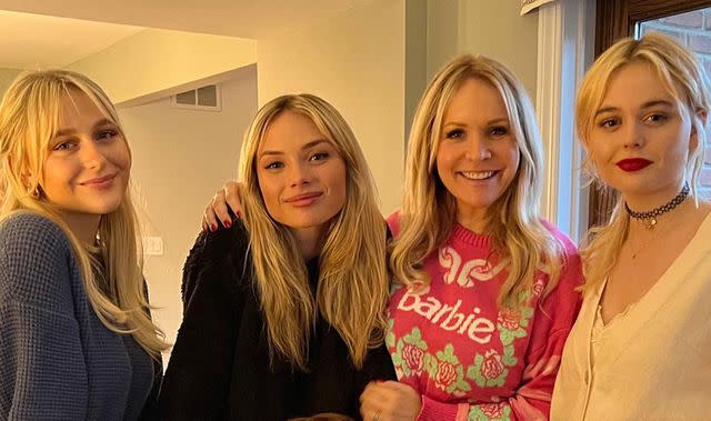 <p>Barbara Alyn Woods/instagram</p> Barbara Alyn Woods with her daughters Natalie, Alyvia and Emily