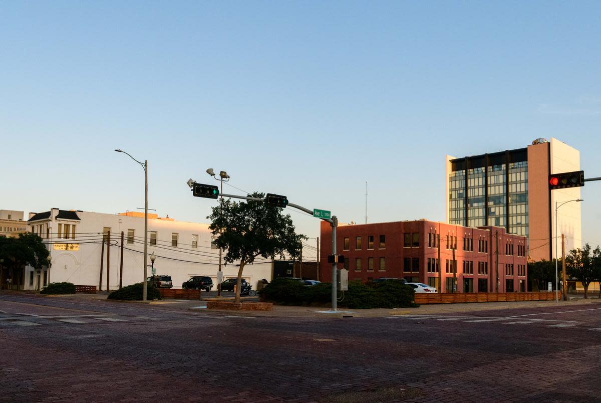 Downtown Lubbock on July 6, 2023.