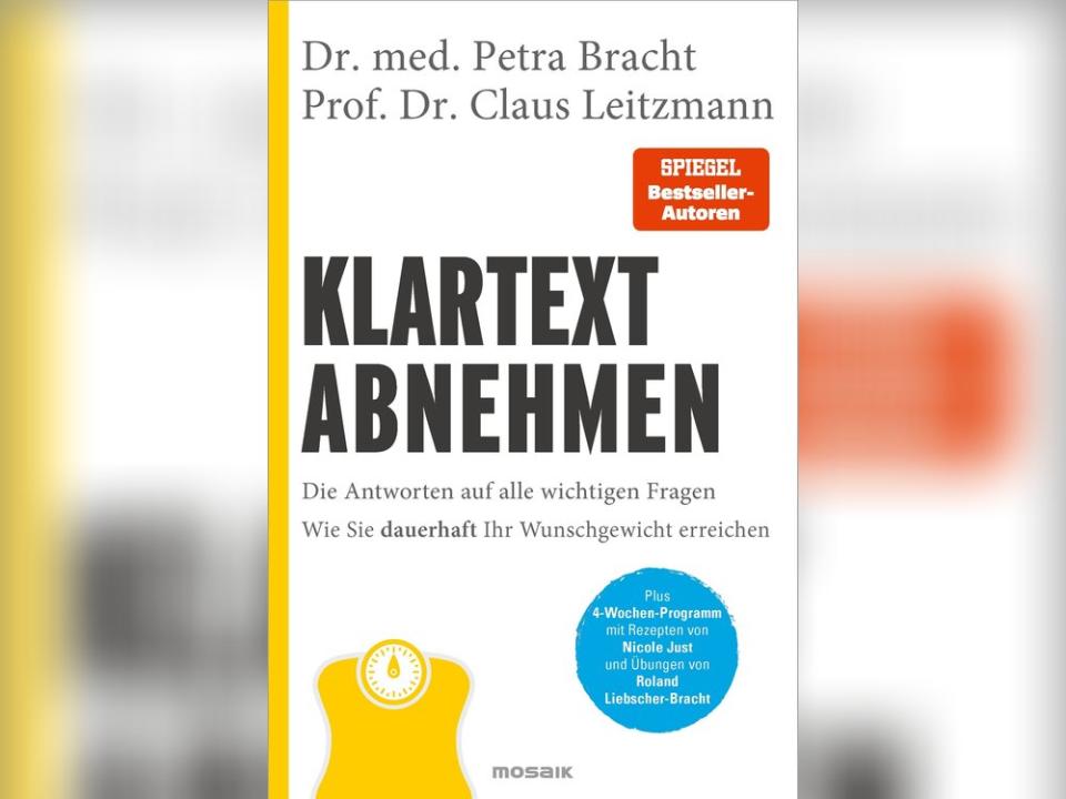 In "Klartext abnehmen" klären Dr. med Petra Bracht und Prof. Dr. Claus Leitzmann über Diät-Mythen auf. (Bild: Penguin Random House Verlagsgruppe GmbH, München)