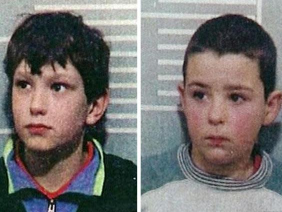 Jon Venables (left) and Robert Thompson tortured and murdered James Bulger in 1993 (PA)
