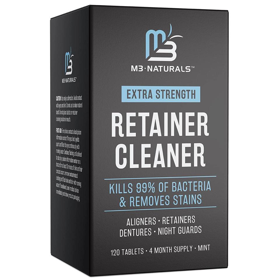 how to clean retainers m3 naturals retainer and denture cleaner