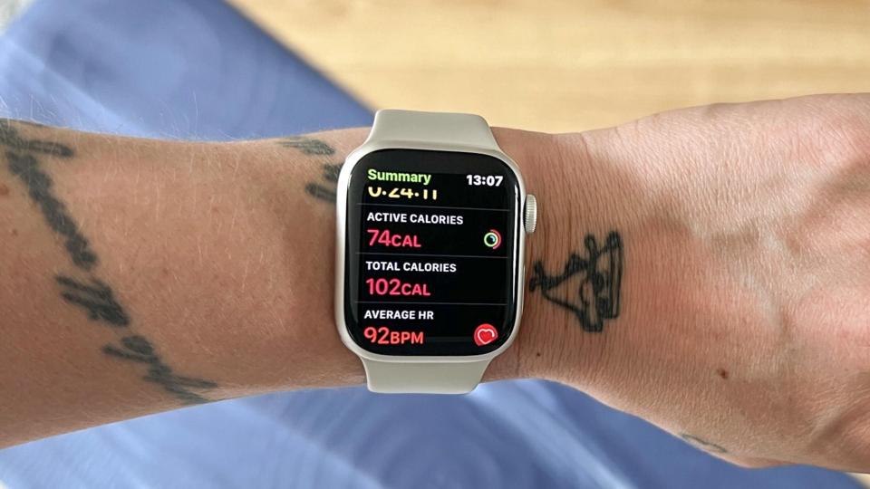 Apple Watch calorie burn