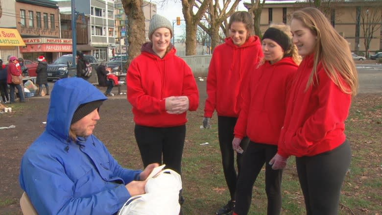 Port Moody students give back on Downtown Eastside