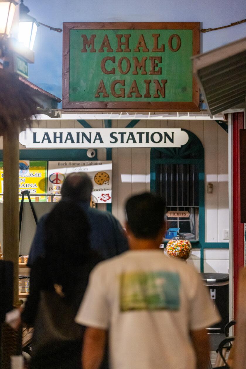 A view of the interior decor at Back Home in Lahaina.