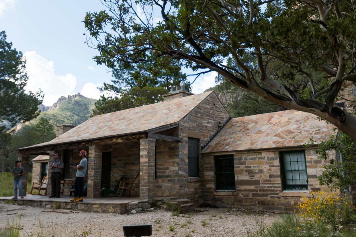The Wallace Pratt Lodge is located two miles inside McKittrick Canyon, one of the Guadalupe Mountains National Park's main attractions.