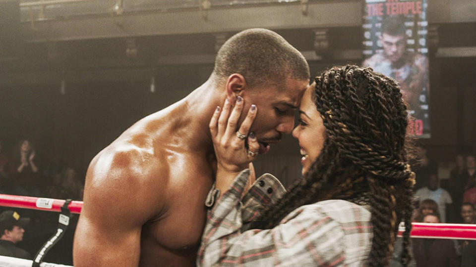 Michael B. Jordan and Tessa Thompson in ‘Creed’ (2015). - Credit: Warner Bros./Courtesy Everett Collection