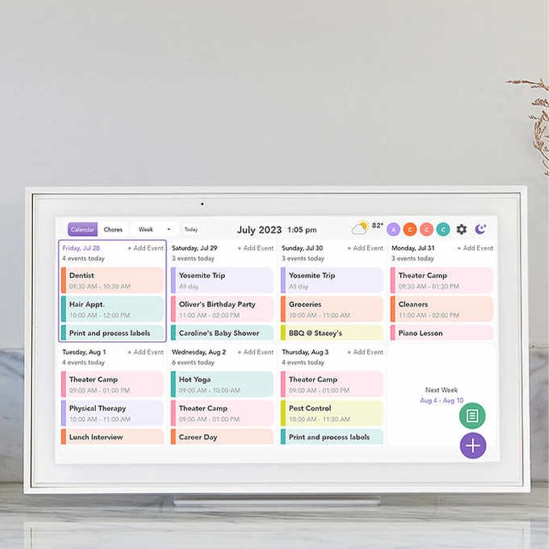 Skylight 15" Smart Touchscreen Calendar and Organizer