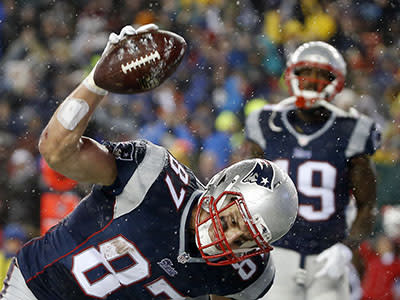 Rob Gronkowski can't take the air out of the deflate-gate controversy. (AP) 