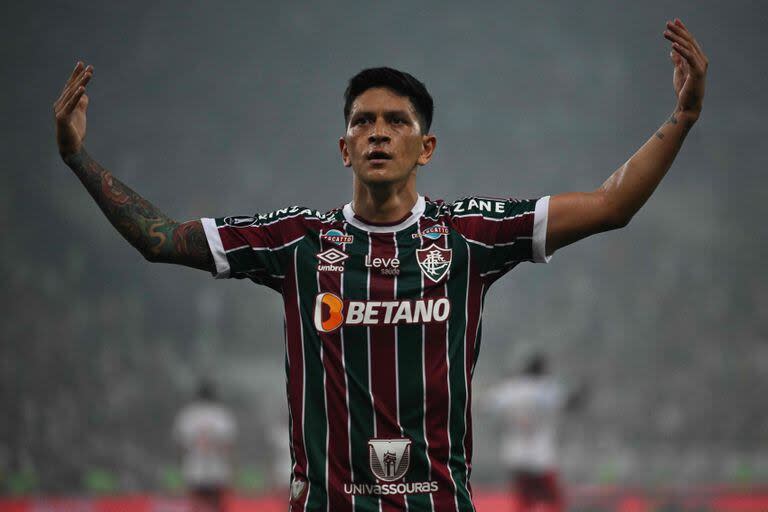 Germán Cano es el goleador de Fluminense, que quiere disputar la final del Mundial de Clubes con Manchester City