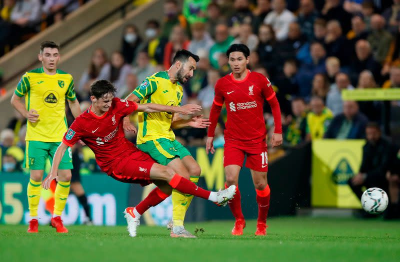 Carabao Cup - Third Round - Norwich City v Liverpool