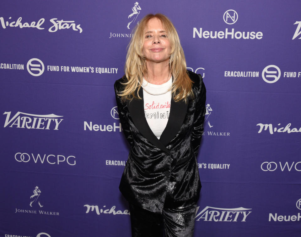 Rosanna Arquette attends No Time Limits on Equality at NeueHouse Hollywood. - Credit: Getty Images for Fund for Women's Equality