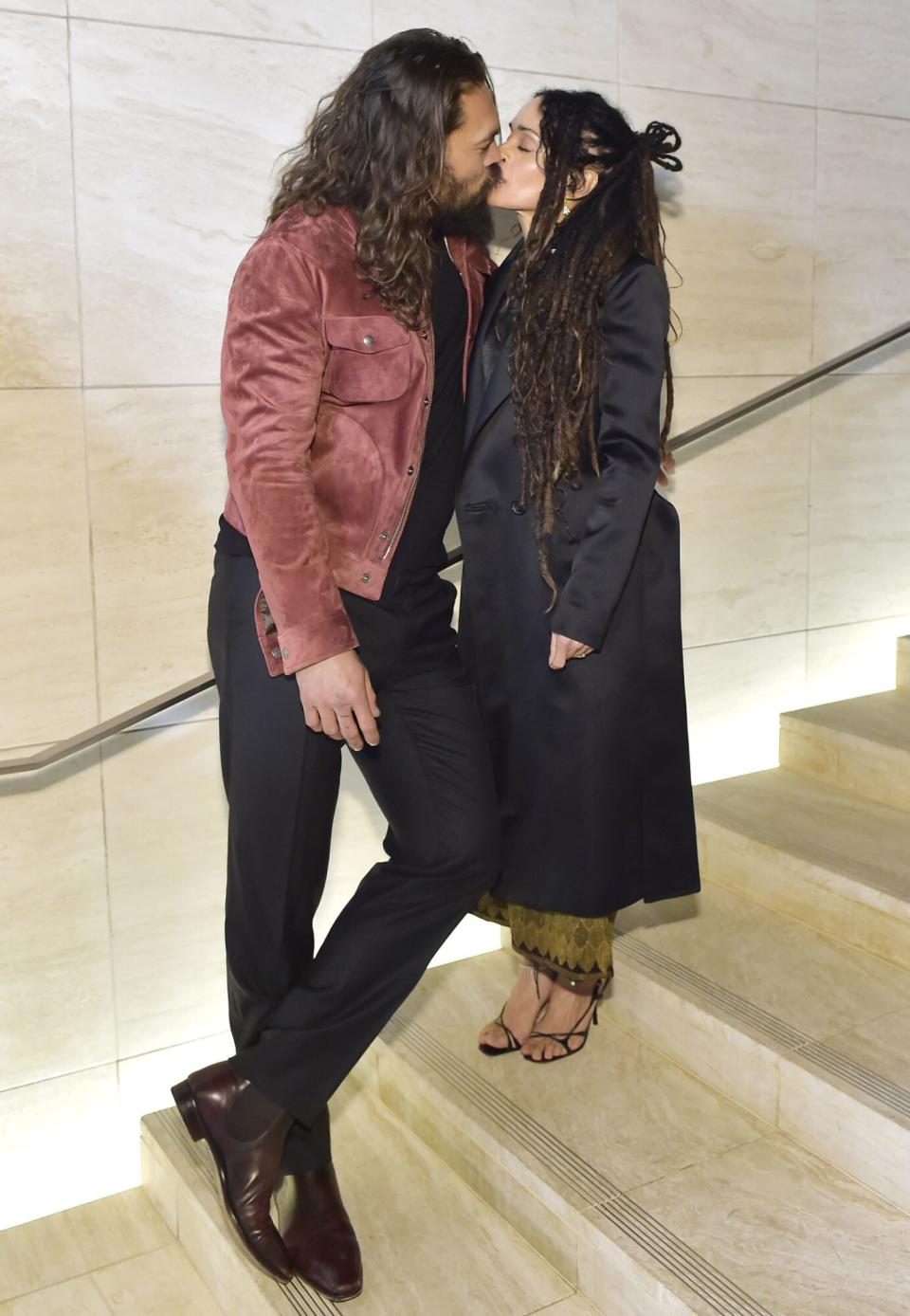 Lisa Bonet and Jason Momoa