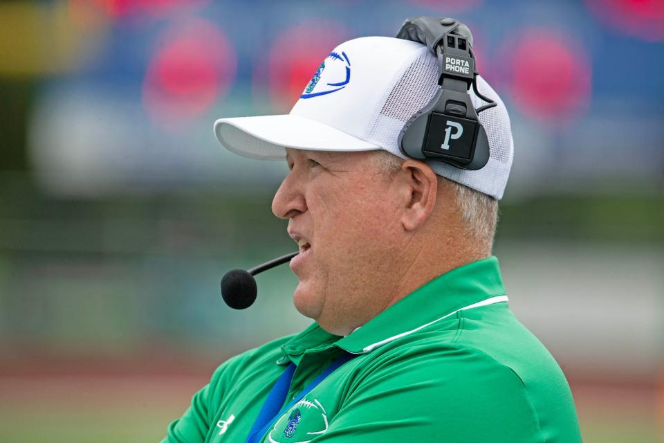 St. Georges coach John Wilson changed the school's football helmets to silver in 2019, and the following year a player designed the Hawks' logo that now adorns their headgear.