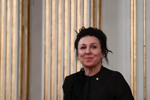 The 2018 winner of the Nobel Literature Prize, Polish writer Olga Tokarczuk, also gave her lecture