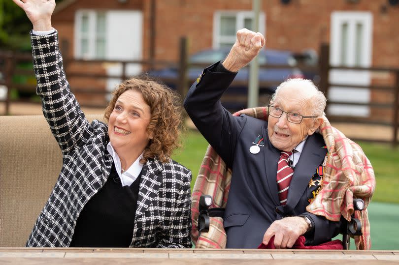 Hannah Ingram-Moore (pictured with dad Sir Tom) and husband Colin have been disqualified from being charity trustees