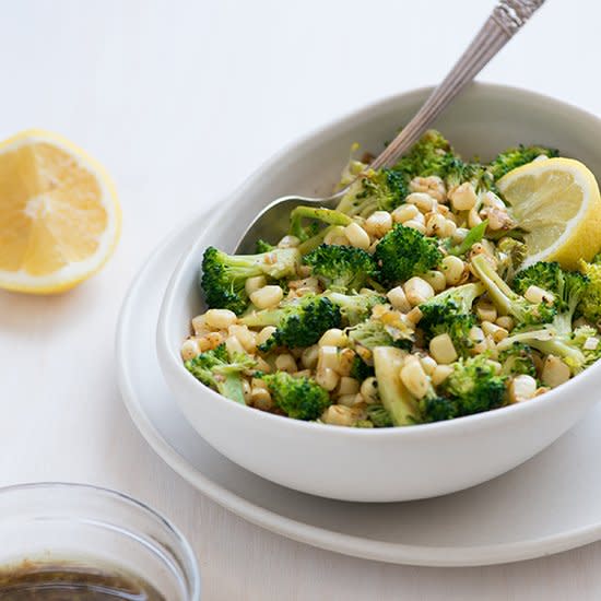 Sautéed Broccoli and Corn Salad