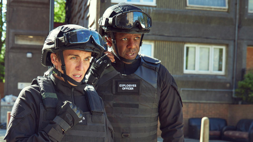 Vicky McClure and Adrian Lester in Trigger Point.