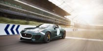 <p>The Jaguar F-Type is the sort of car that looks good in any color, but British Racing Green feels especially appropriate. It's perfect with the white accents and stripes on the <a rel="nofollow noopener" href="http://www.roadandtrack.com/car-culture/a25935/first-drive-jaguar-project-7/" target="_blank" data-ylk="slk:limited-edition Project 7;elm:context_link;itc:0;sec:content-canvas" class="link ">limited-edition Project 7</a>.</p>