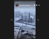 La maxi nevicata a Milano conquista i vip. Valanga di storie, video e post sui profili Instagram delle celebrità.