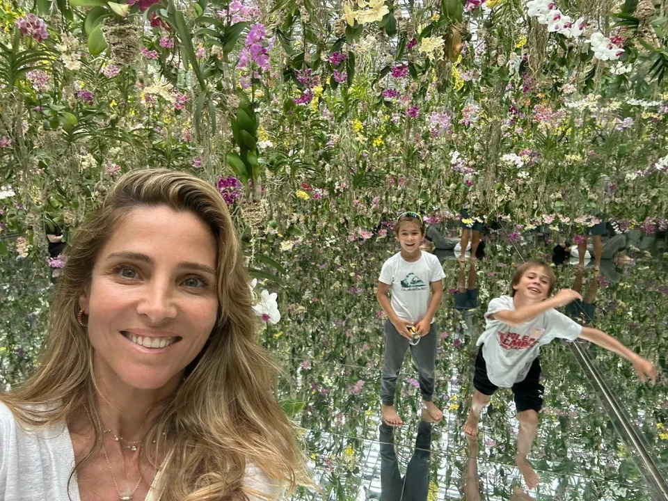 Elsa Pataky and her twin sons
