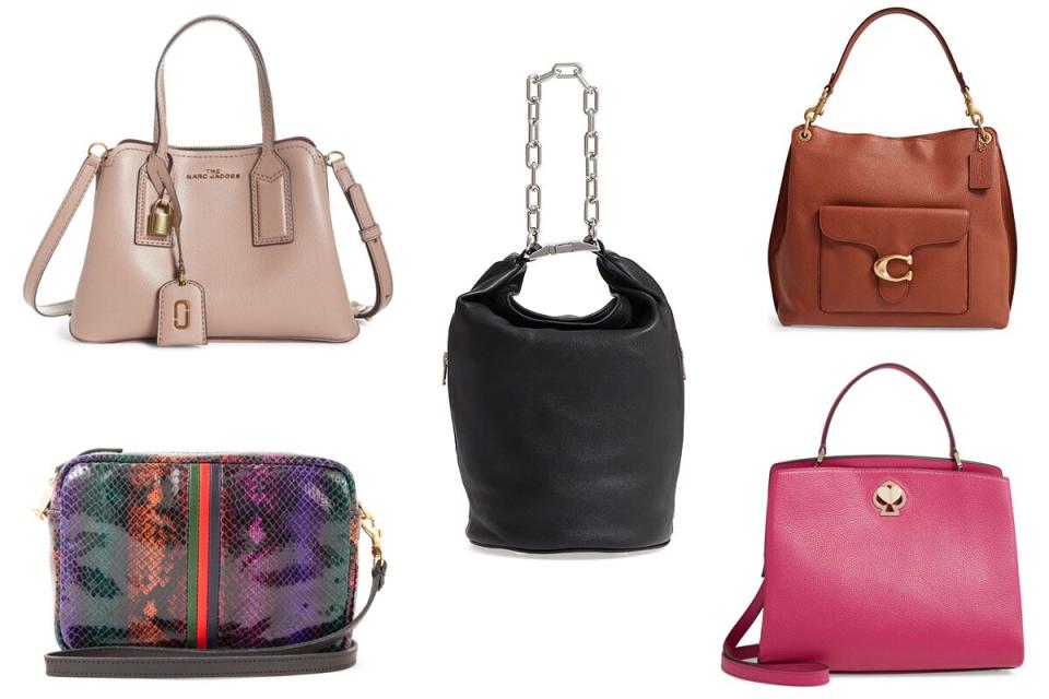 If you’ve had your eye on a new handbag that will take you through spring in major style, now is the time to shop. From now through February 23 at <a href="https://click.linksynergy.com/deeplink?id=93xLBvPhAeE&mid=1237&murl=https%3A%2F%2Fshop.nordstrom.com%2Fc%2Fsale&u1=PEO%2CNordstromHasKateSpade%2CToryBurch%2CandMarcJacobsHandbagsforUpto60%25Off%2Ckamscram%2CUnc%2CGal%2C6182461%2C202002%2CI" rel="nofollow noopener" target="_blank" data-ylk="slk:Nordstrom’s Winter Sale;elm:context_link;itc:0;sec:content-canvas" class="link ">Nordstrom’s Winter Sale</a>, you can score next season’s trendiest items, including <a href="https://click.linksynergy.com/deeplink?id=93xLBvPhAeE&mid=1237&murl=https%3A%2F%2Fshop.nordstrom.com%2Fc%2Fsale-womens-wallets&u1=PEO%2CNordstromHasKateSpade%2CToryBurch%2CandMarcJacobsHandbagsforUpto60%25Off%2Ckamscram%2CUnc%2CGal%2C6182461%2C202002%2CI" rel="nofollow noopener" target="_blank" data-ylk="slk:the hottest handbags;elm:context_link;itc:0;sec:content-canvas" class="link ">the hottest handbags</a>, on sale for up to 60 percent off. From cool <a href="https://click.linksynergy.com/deeplink?id=93xLBvPhAeE&mid=1237&murl=https%3A%2F%2Fshop.nordstrom.com%2Fs%2Fclare-v-midi-sac-snake-embossed-leather-crossbody-bag%2F5400063%2Ffull&u1=PEO%2CNordstromHasKateSpade%2CToryBurch%2CandMarcJacobsHandbagsforUpto60%25Off%2Ckamscram%2CUnc%2CGal%2C6182461%2C202002%2CI" rel="nofollow noopener" target="_blank" data-ylk="slk:crossbody bags;elm:context_link;itc:0;sec:content-canvas" class="link ">crossbody bags</a> to the perfect <a href="https://click.linksynergy.com/deeplink?id=93xLBvPhAeE&mid=1237&murl=https%3A%2F%2Fshop.nordstrom.com%2Fs%2Fmansur-gavriel-ocean-leather-tote%2F5225068%2Ffull&u1=PEO%2CNordstromHasKateSpade%2CToryBurch%2CandMarcJacobsHandbagsforUpto60%25Off%2Ckamscram%2CUnc%2CGal%2C6182461%2C202002%2CI" rel="nofollow noopener" target="_blank" data-ylk="slk:everyday totes;elm:context_link;itc:0;sec:content-canvas" class="link ">everyday totes</a> and trendy <a href="https://click.linksynergy.com/deeplink?id=93xLBvPhAeE&mid=1237&murl=https%3A%2F%2Fshop.nordstrom.com%2Fs%2Fsole-society-georgia-faux-leather-backpack%2F5587424%2Ffull&u1=PEO%2CNordstromHasKateSpade%2CToryBurch%2CandMarcJacobsHandbagsforUpto60%25Off%2Ckamscram%2CUnc%2CGal%2C6182461%2C202002%2CI" rel="nofollow noopener" target="_blank" data-ylk="slk:backpacks;elm:context_link;itc:0;sec:content-canvas" class="link ">backpacks</a>, scoring these bags at a discount is definitely a deal you won’t want to miss. Scroll through to shop nine of our favorite styles before the Winter Sale ends.