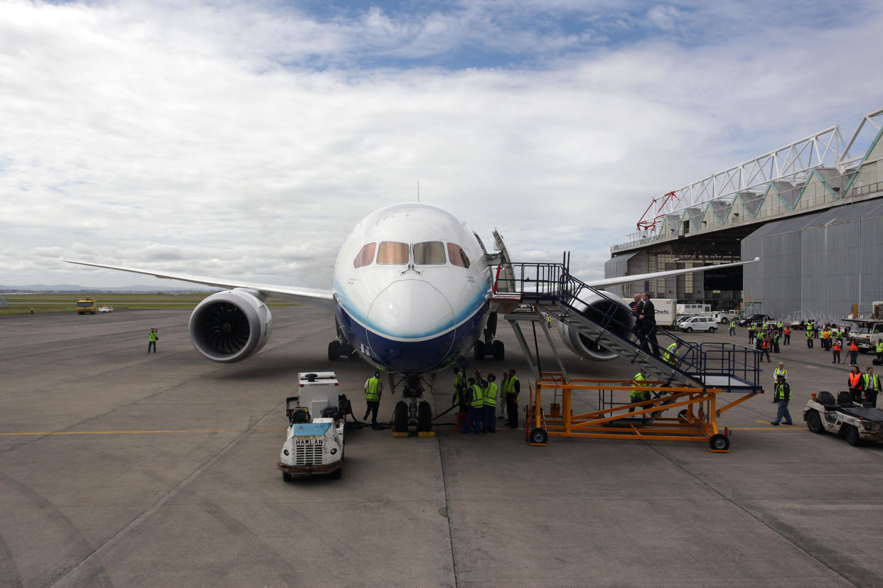 Eine Boeing 787 auf dem Auckland International Airport. (Archivbild: Getty Images)